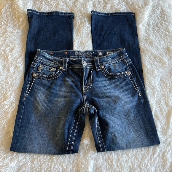 ✅5X Host Pick✅ Miss Me Embellished Mid Rise Easy Boot, 27x33 - Picture 3 of 12